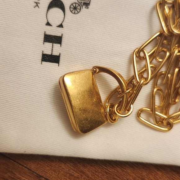 NWT Coach Tabby Purse Necklace - Picture 3 of 4